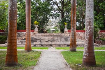 Dans les jardins de l'Hacienda © Yonder.fr