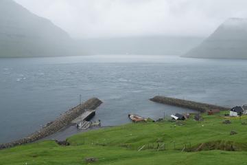 Embarcadère à Kalsoy.