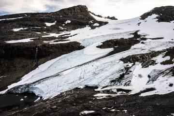 Le glacier de Kårsa.