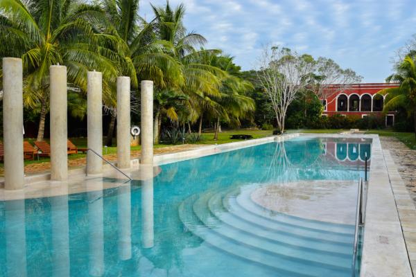 La piscine de l'Hacienda Temozon est particulièrement agréable © Yonder.fr