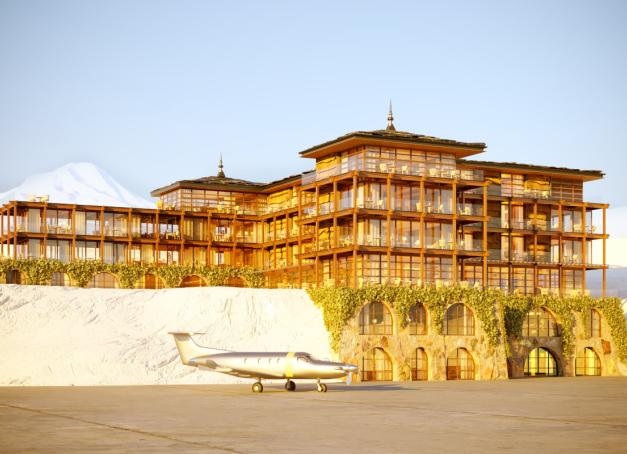 La famille Weill annonce l'ouverture en décembre 2027 du deuxième Lily of the Valley, à Courchevel 2000. Trente suites signées Philippe Starck, une construction bas carbone confiée à WO2 et un accès skis aux pieds direct sur les Trois Vallées : la marque née à Saint-Tropez transpose son art de vivre bien-être dans les Alpes.